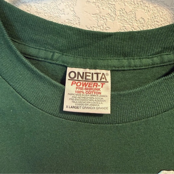 VINTAGE Peanuts Snoopy Happy Trails Woodstock hiking Graphic T-Shirt xL - Picture 13 of 14